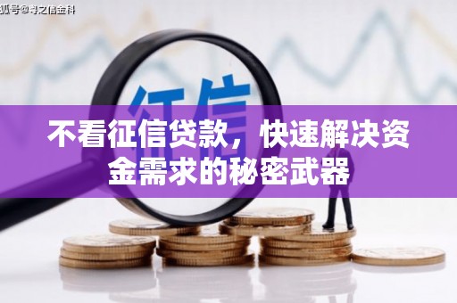 荃湾不看征信贷款，快速解决资金需求的秘密武器