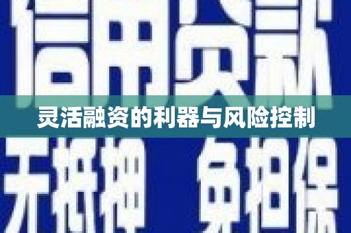 荃湾灵活融资的利器与风险控制