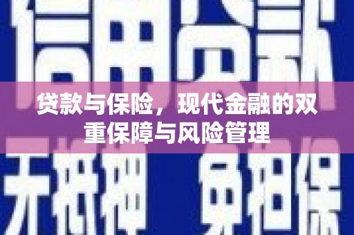荃湾贷款与保险，现代金融的双重保障与风险管理