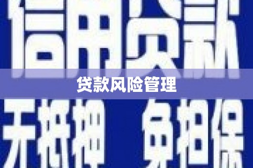 荃湾贷款风险管理