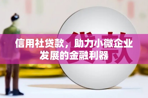 荃湾信用社贷款，助力小微企业发展的金融利器