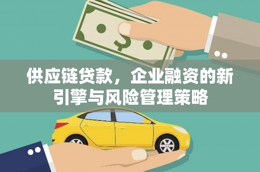 荃湾供应链贷款，企业融资的新引擎与风险管理策略