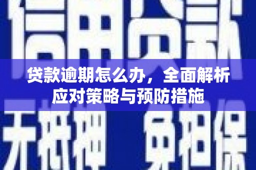 荃湾贷款逾期怎么办，全面解析应对策略与预防措施