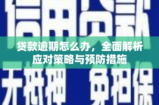 荃湾贷款逾期怎么办，全面解析应对策略与预防措施
