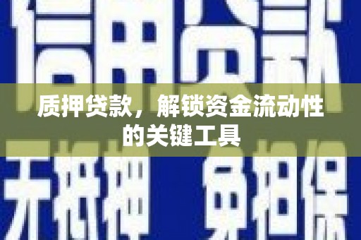 荃湾质押贷款，解锁资金流动性的关键工具