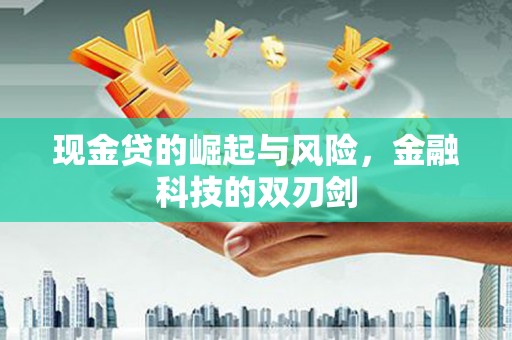 荃湾现金贷的崛起与风险，金融科技的双刃剑