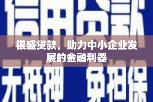 荃湾银盛贷款，助力中小企业发展的金融利器