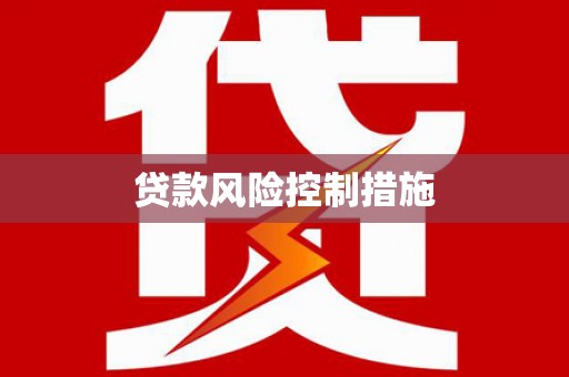 荃湾贷款风险控制措施
